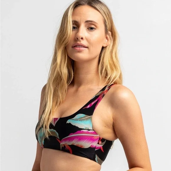 ☀️VOLCOM☀️RVCA☀️ FRONDS 4EVER CROP FADE OUT MEDIUM BIKINI SET - Picture 3 of 12